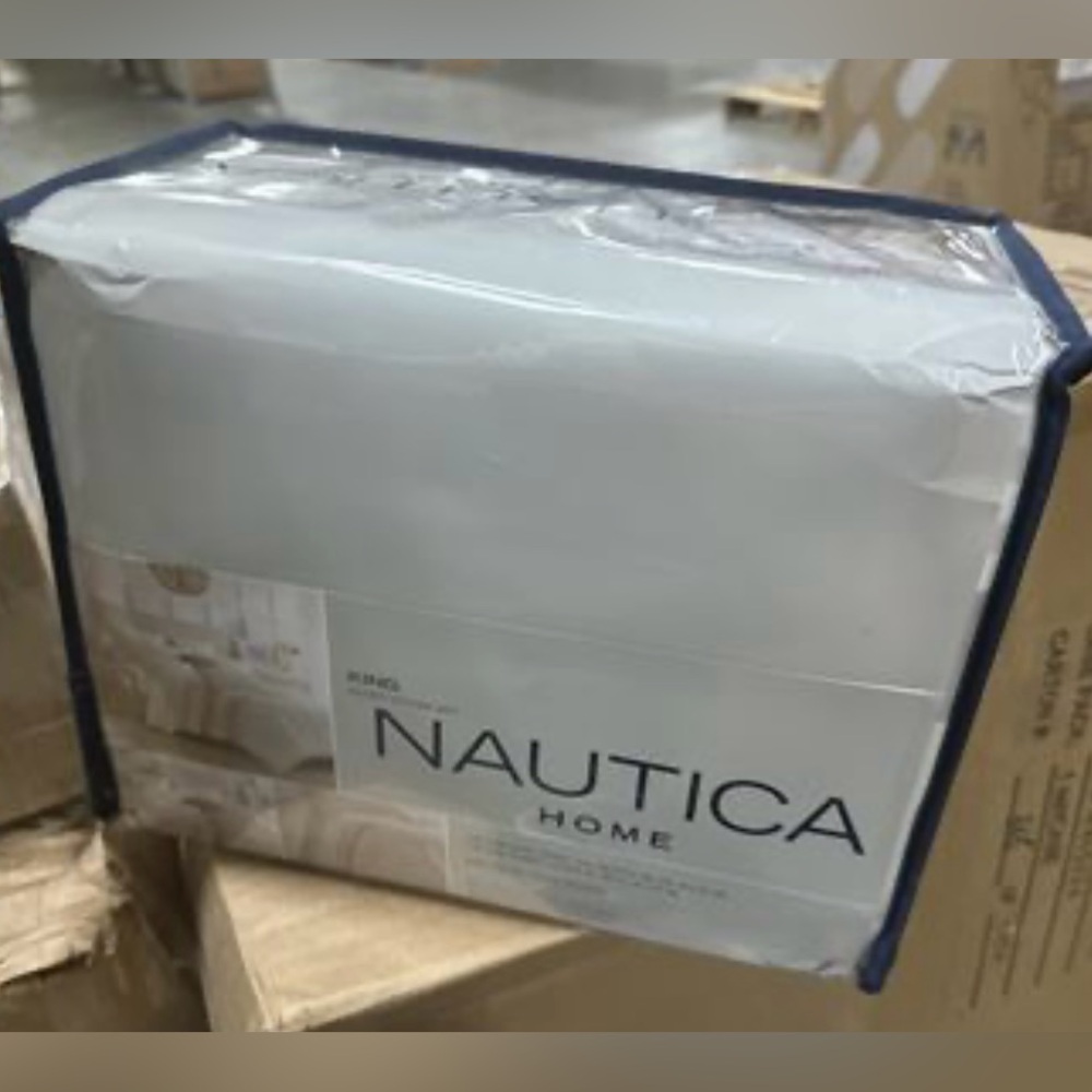 Nautica Saybrook Cotton Duvet Cover Set King - Picture 8 of 9
